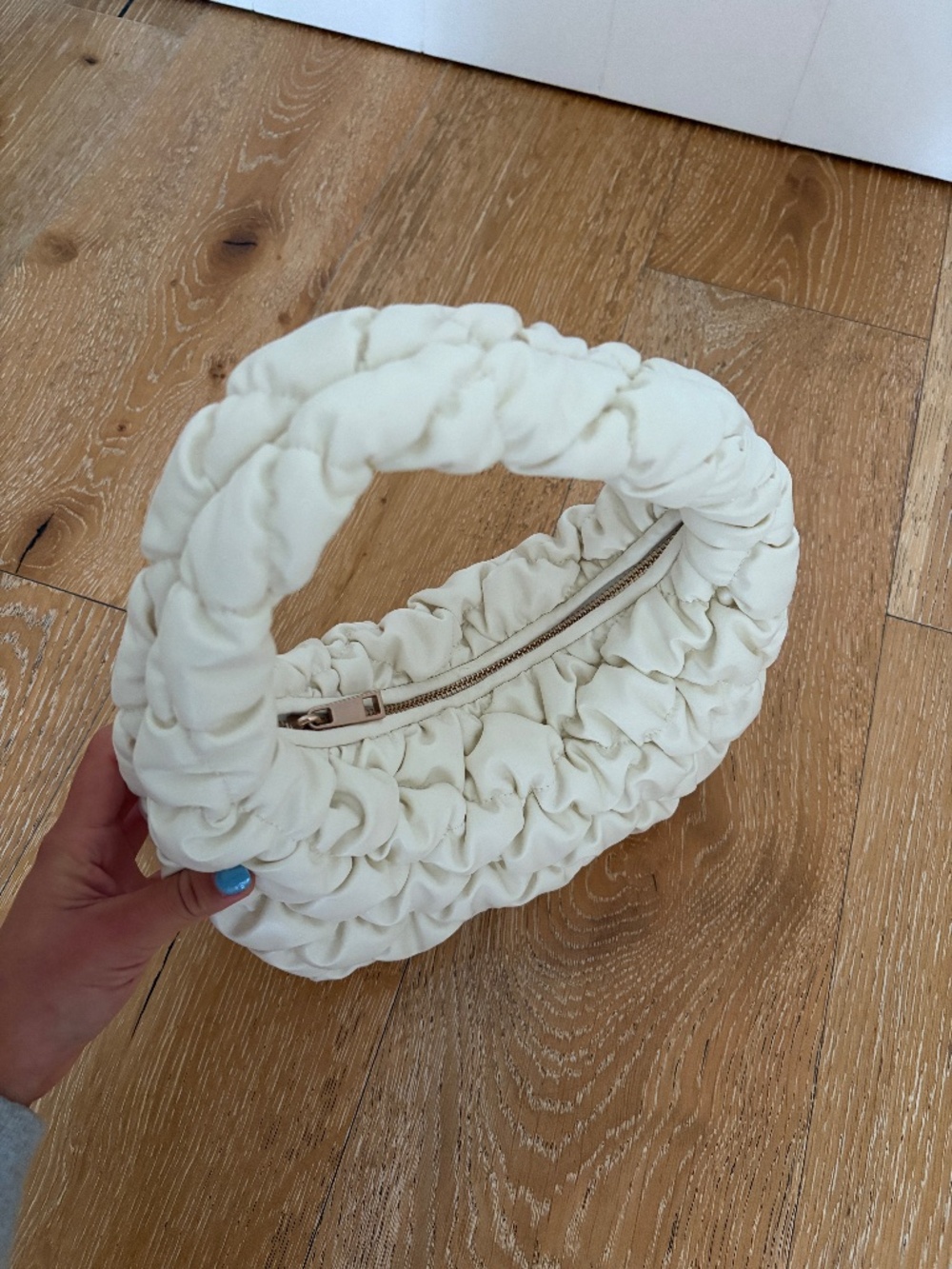 Small white purse